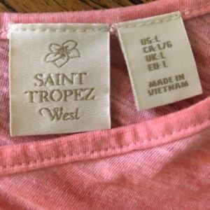 Women's Peach Saint Tropez West Top L